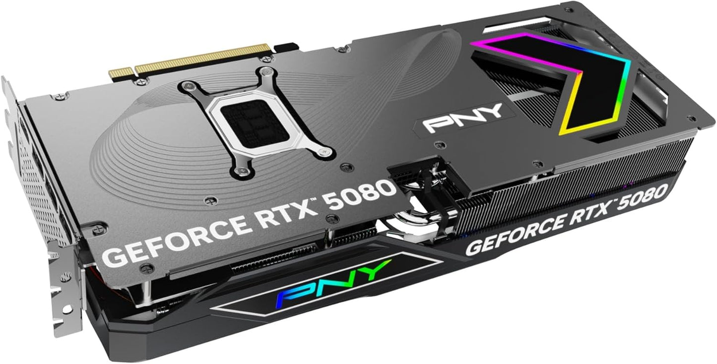 PNY Geforce RTX™ 5080 16GB ARGB OC Triple Fan Grafikkarte DLSS 4