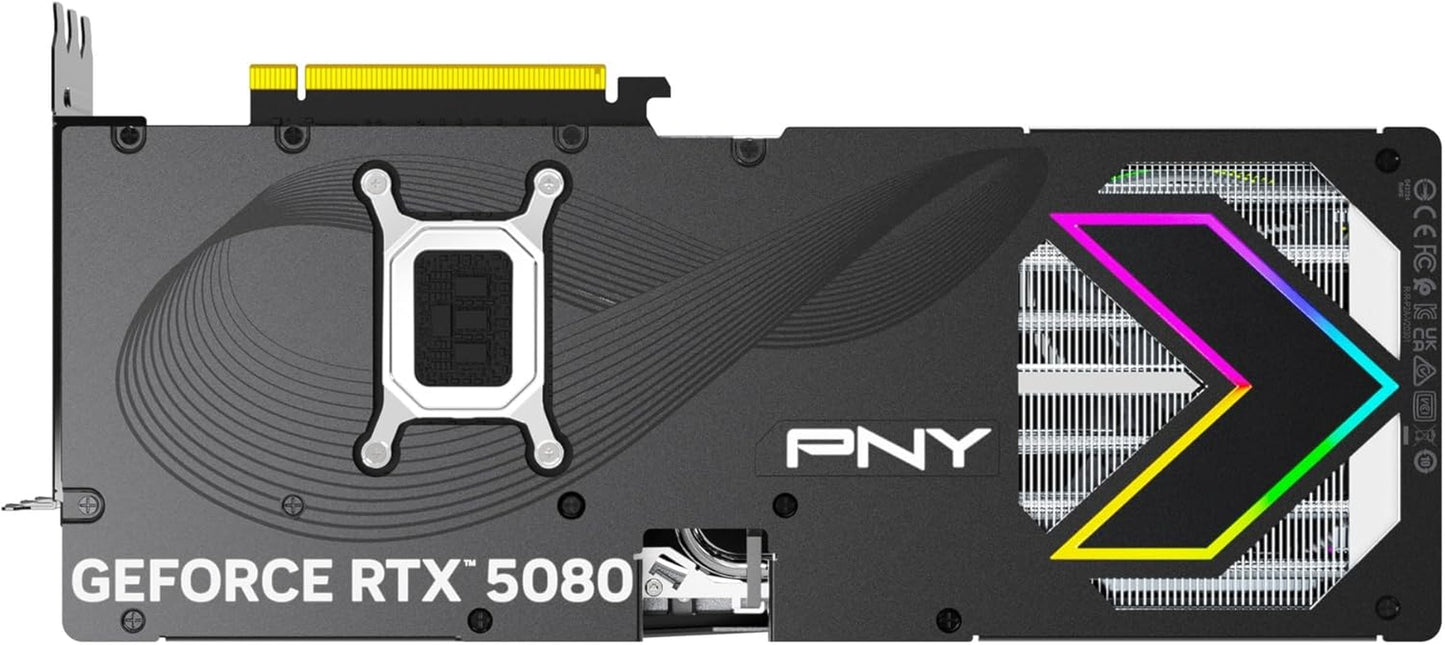 PNY Geforce RTX™ 5080 16GB ARGB OC Triple Fan Grafikkarte DLSS 4
