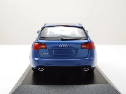 Audi RS6 Avant Estate 2007 blue metallic 1:43